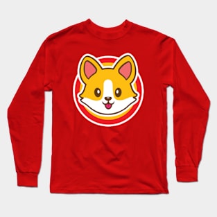 Cute Corgi Dog Long Sleeve T-Shirt